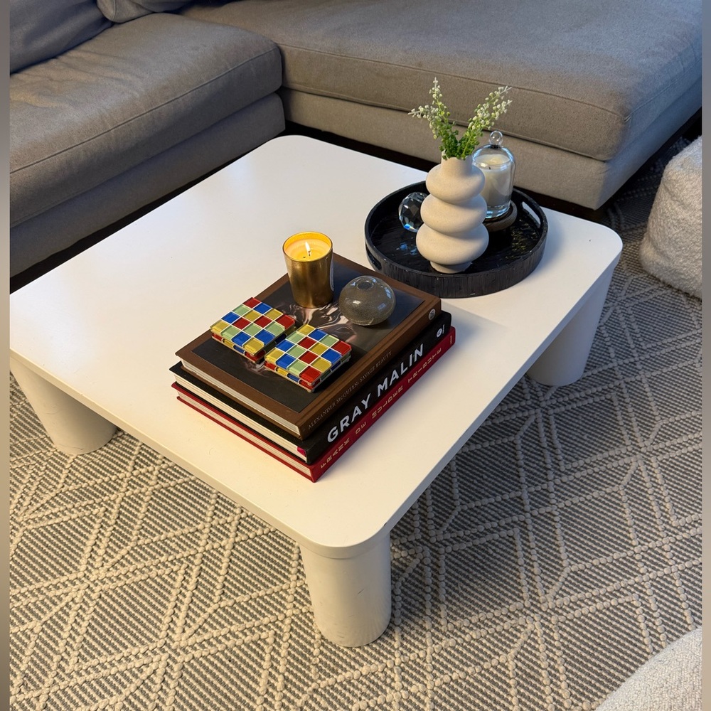 West Elm Hazel square coffee table